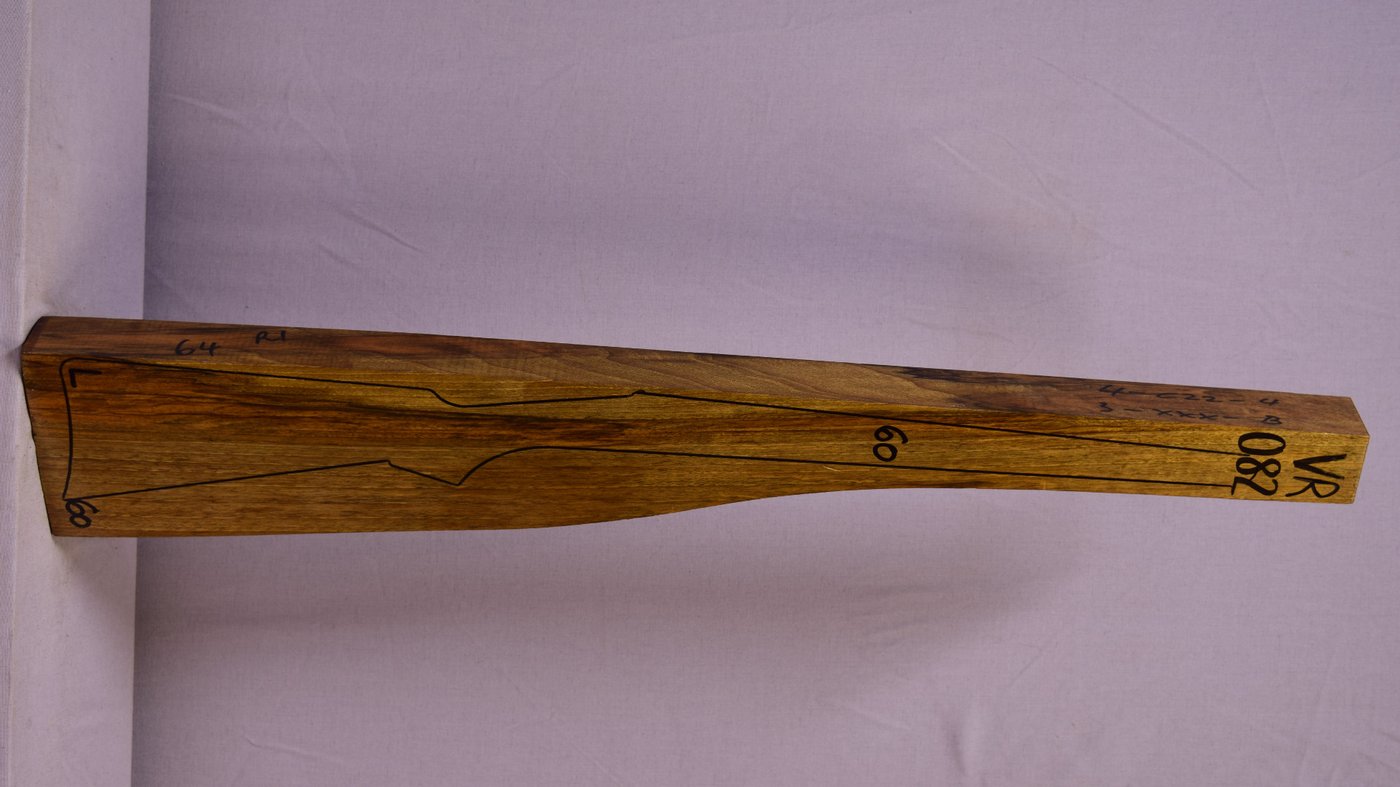 Right side of VR082 stockwood blank