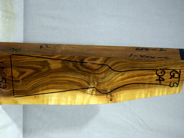 Right side of QS 094 stockwood blank