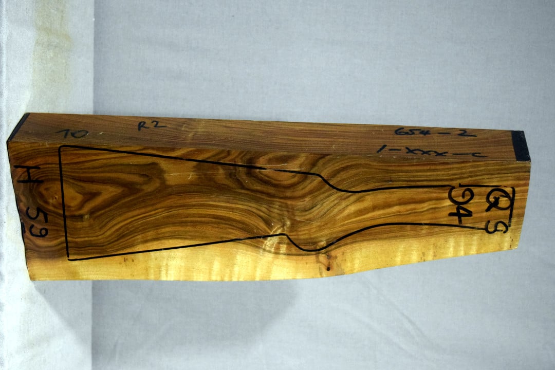 Right side of QS 094 stockwood blank