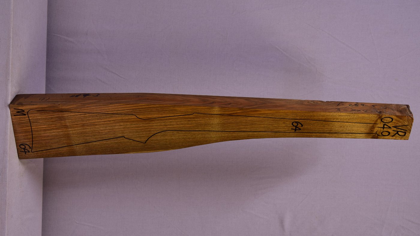 Right side of VR049 stockwood blank