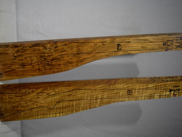 Right side of MPR 130A & 130B stockwood blank