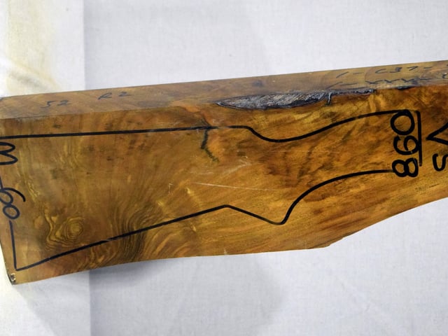 Right side of VS 098 stockwood blank