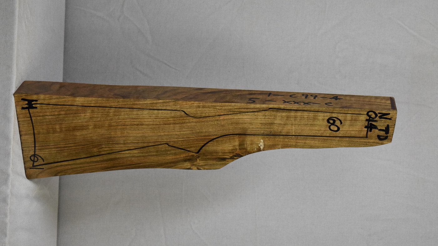 Right side of NTD 014 stockwood blank