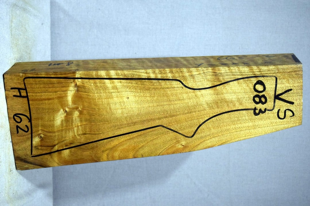 Right side of VS 083 stockwood blank