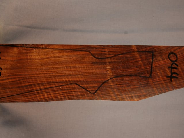 Right side of QS 044 stockwood blank