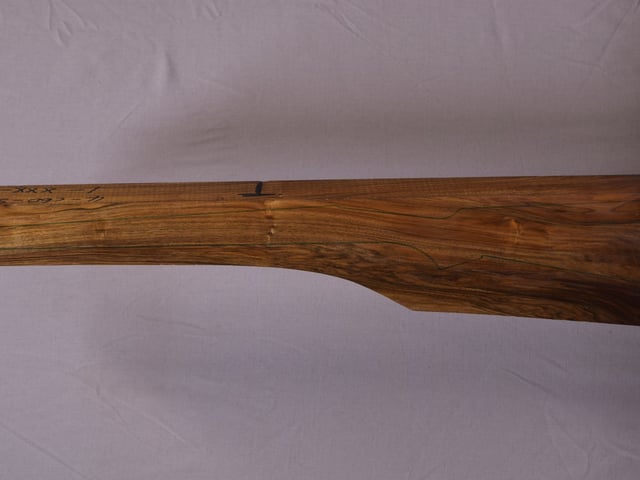Left side of Qr 158 stockwood blank