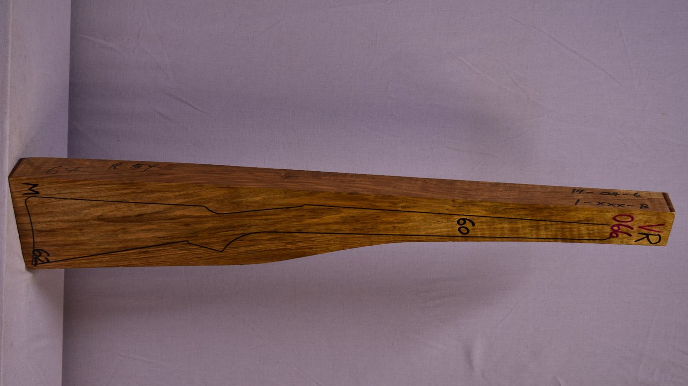 Right side of VR066 stockwood blank