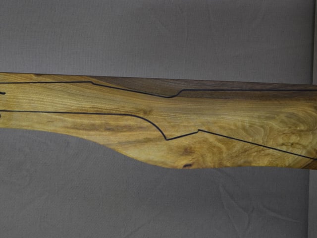 Left side of TTD 007 stockwood blank