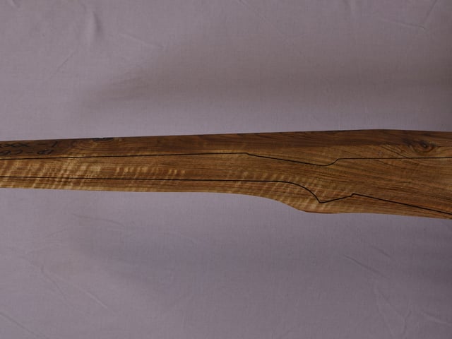 Left side of NR 168 stockwood blank
