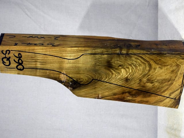 Left side of QS 066 stockwood blank