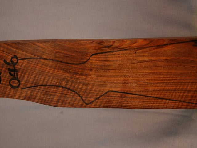Left side of QS 046 stockwood blank