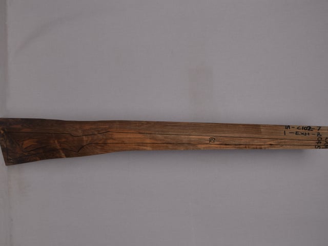 Right side of EXHM 045 stockwood blank