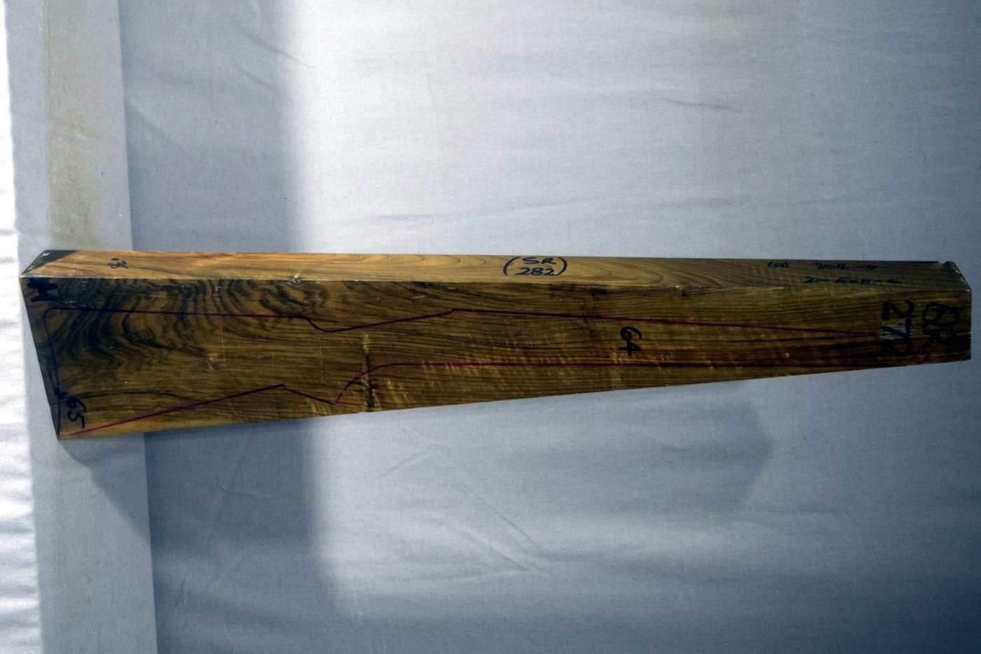 Right side of QR272 stockwood blank
