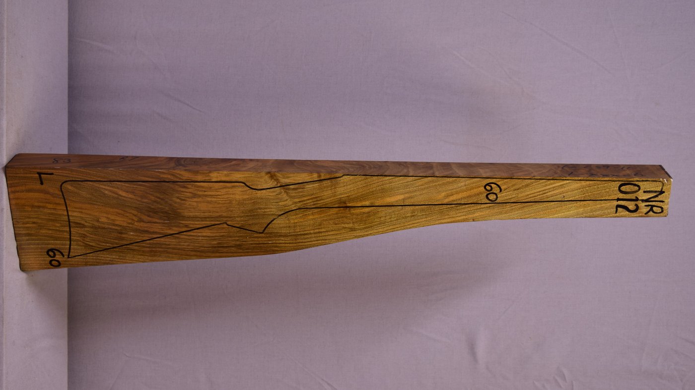 Right side of NR012 stockwood blank
