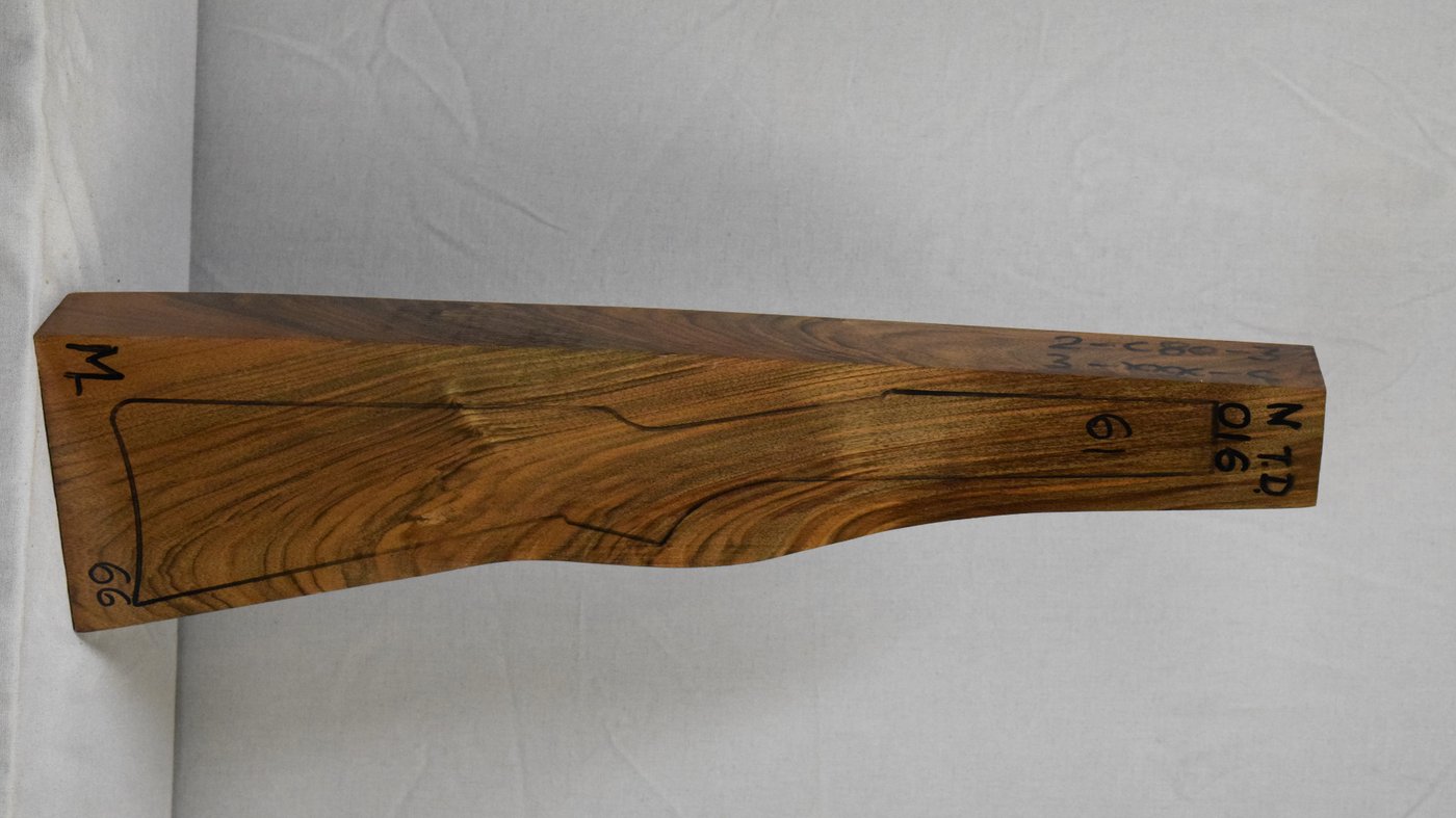 Right side of NTD 016 stockwood blank