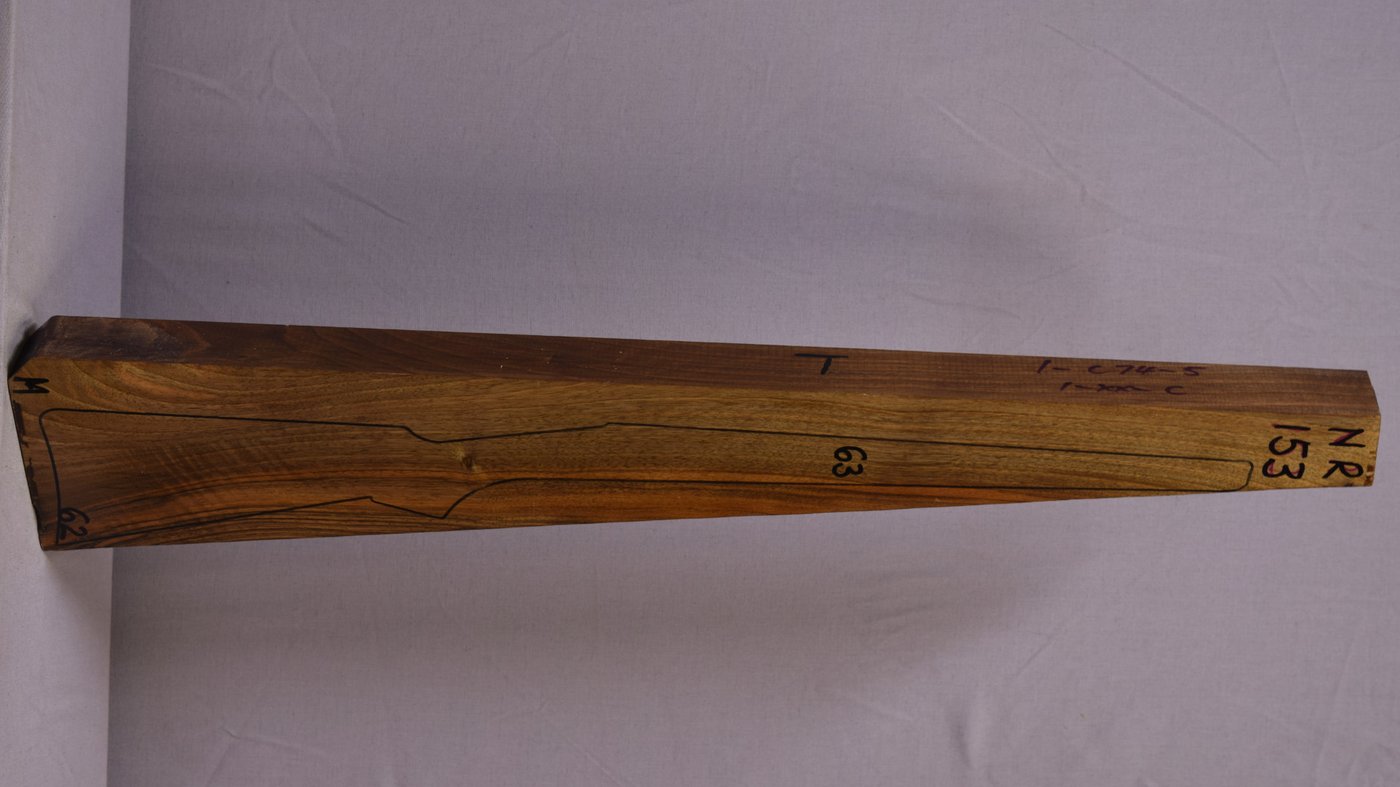 Right side of NR 153 stockwood blank