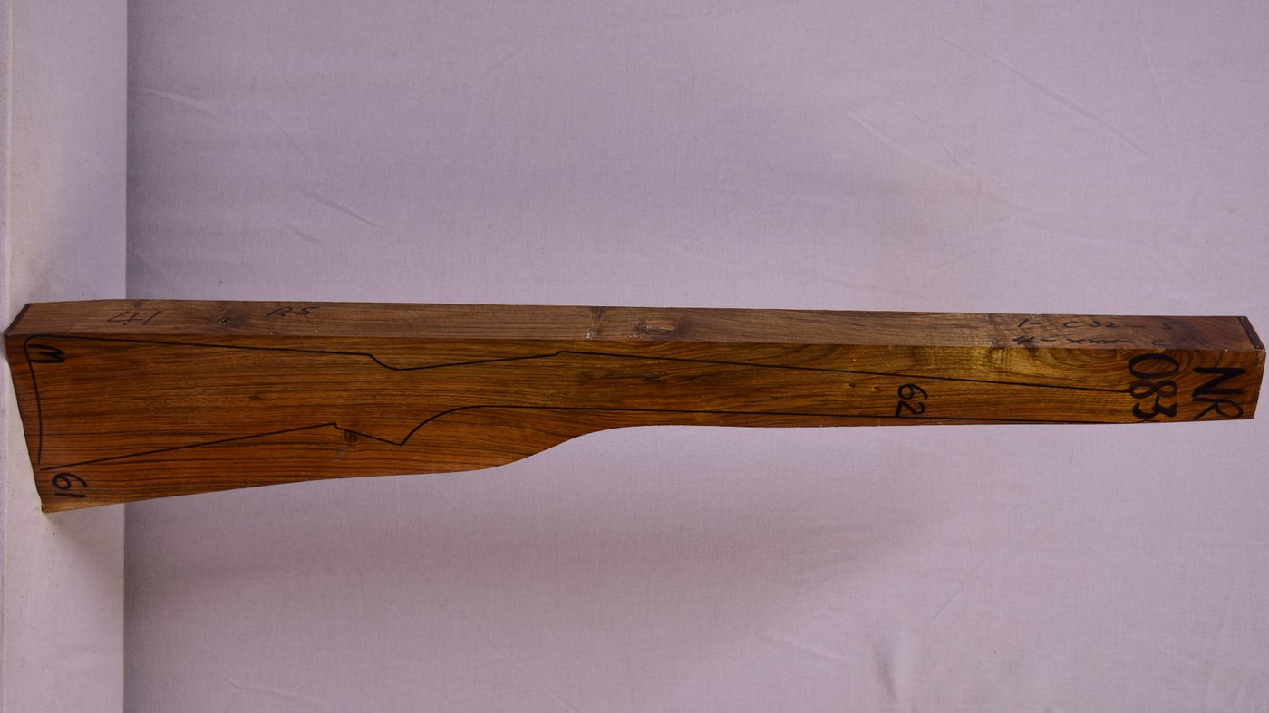 Right side of NR083 stockwood blank