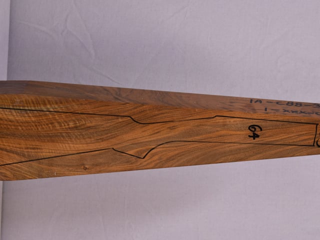 Right side of QTD 009 stockwood blank