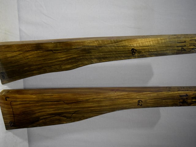 Right side of MPR 114A & 114B stockwood blank