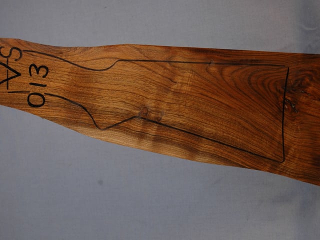 Left side of VS 013 stockwood blank