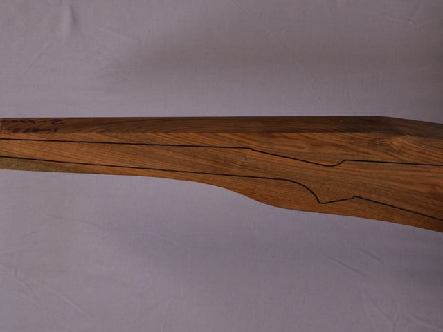 Left side of NR 144 stockwood blank