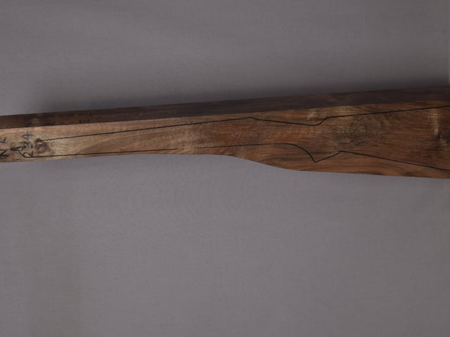 Left side of NR 234 stockwood blank