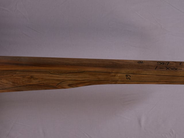 Right side of QR 204 stockwood blank