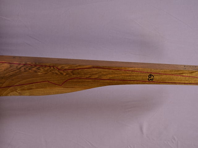 Right side of QR006 stockwood blank
