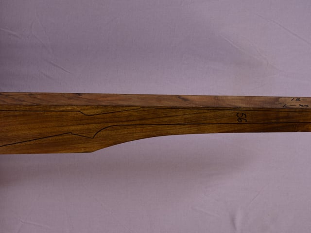 Right side of TR 184 stockwood blank