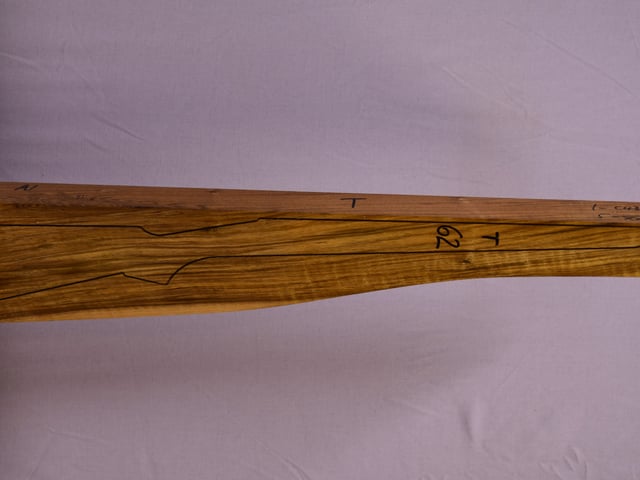 Right side of NR022 stockwood blank