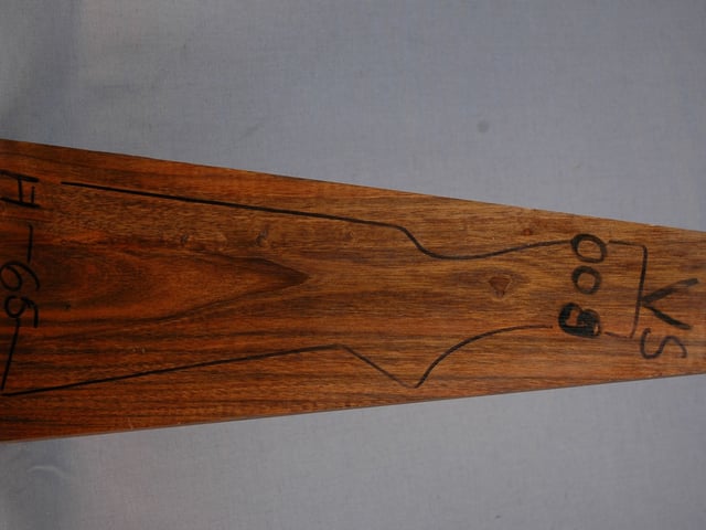 Right side of VS 009 stockwood blank