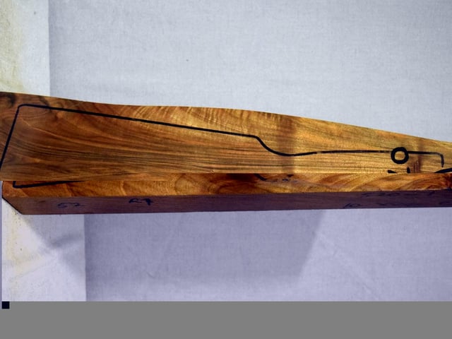 Right side of VS 078 stockwood blank