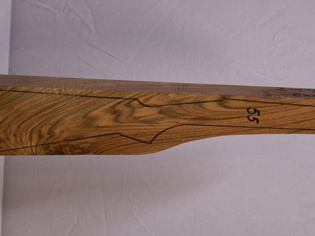 Right side of TD 051 stockwood blank