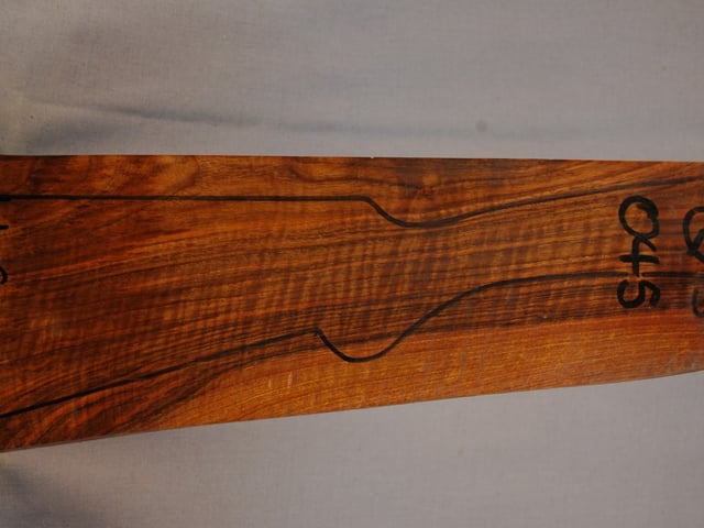 Right side of QS 045 stockwood blank