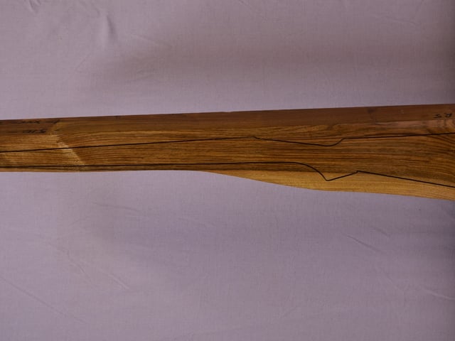 Left side of NR095 stockwood blank