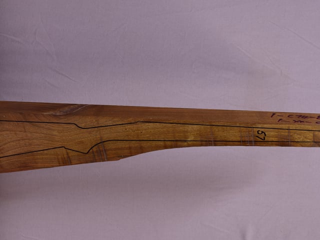 Right side of TR 88 stockwood blank