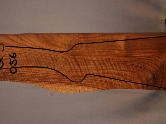 Left side of QS 056 stockwood blank