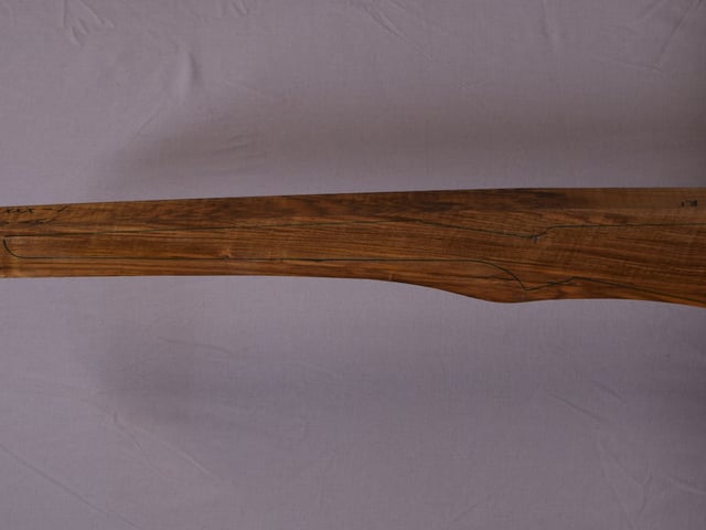 Left side of QR 113 stockwood blank
