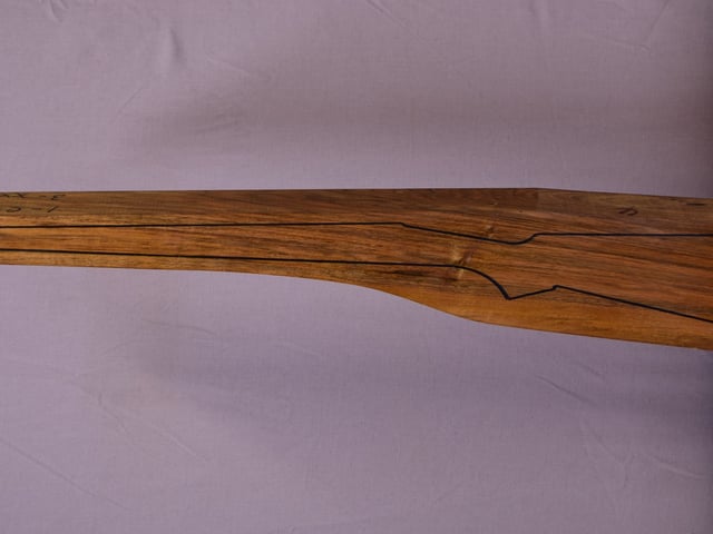 Left side of TR 154 stockwood blank