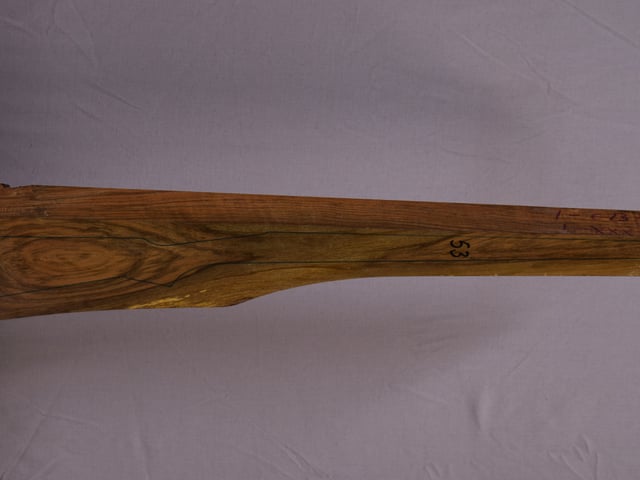 Right side of QR 151 stockwood blank