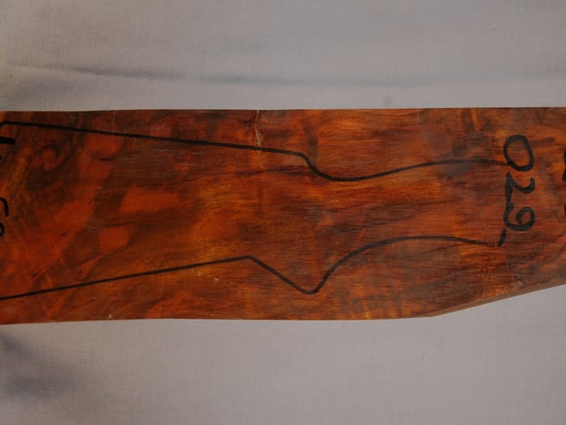 Right side of QS 029 stockwood blank