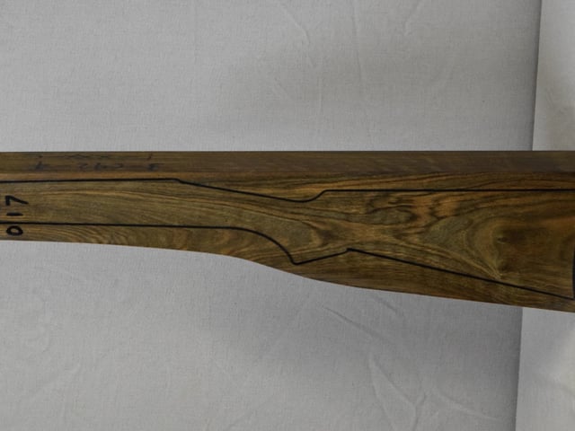 Left side of VTD 017 stockwood blank
