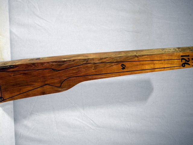 Right side of VR126 stockwood blank