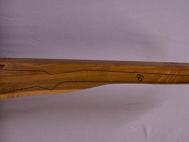 Right side of NR095 stockwood blank
