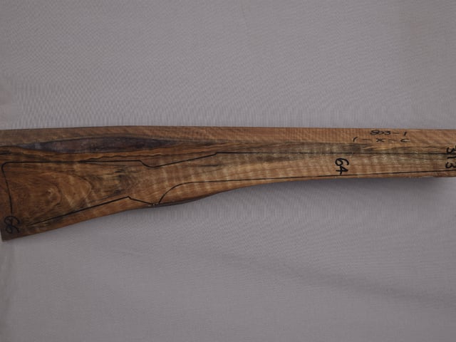 Right side of TR 313 stockwood blank