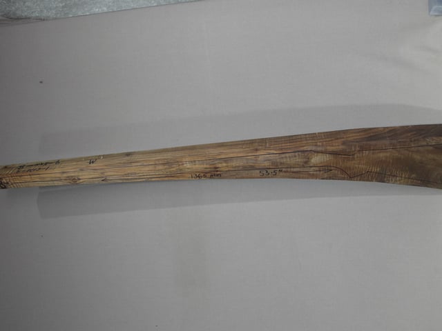 Left side of EXHM 049 stockwood blank