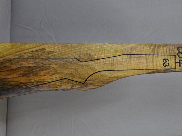 Right side of TTD 004 stockwood blank