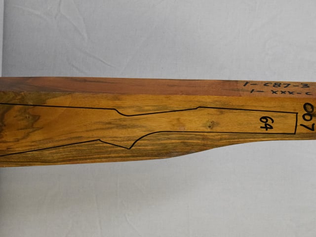 Right side of NTD 007 stockwood blank