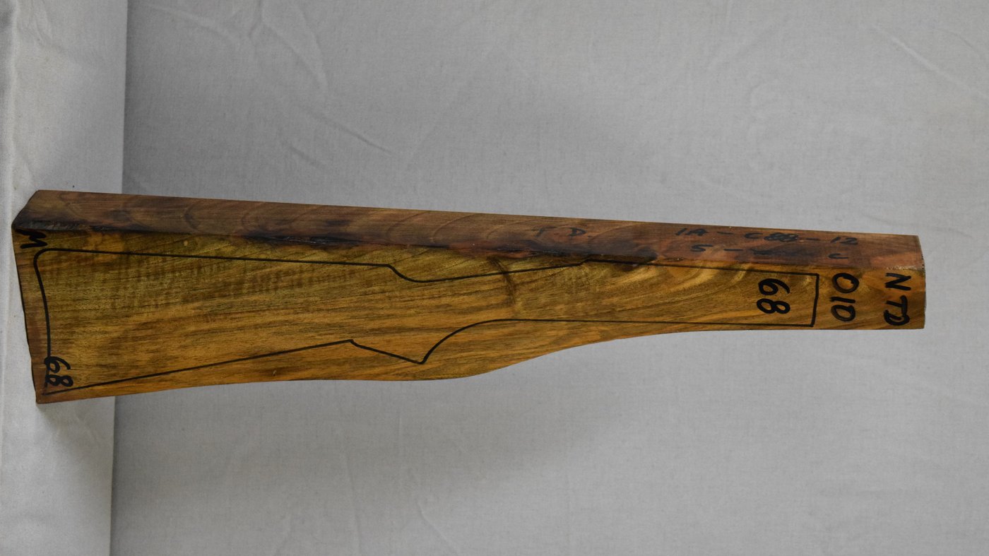 Right side of NTD 010 stockwood blank