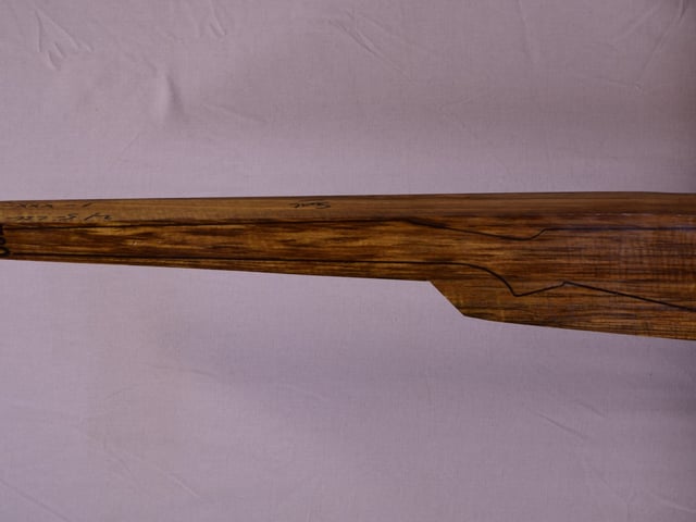 Left side of NR052 stockwood blank